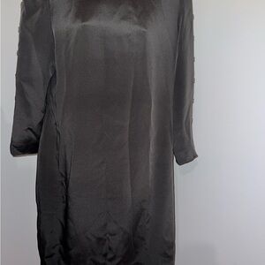 Saks Fifth Avenue grey Sheath Dress with Dolman Sleeves